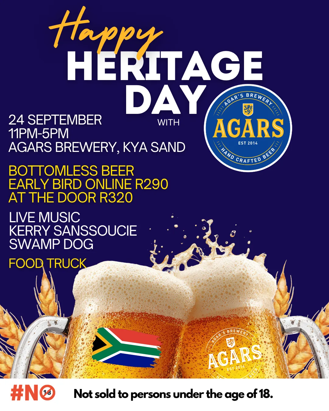 Agar's Bottomless Heritage Day event artwork